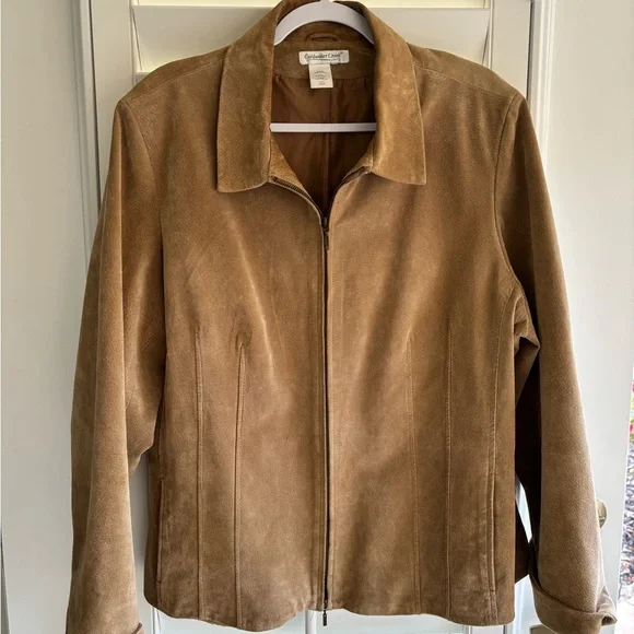 Suede/Leather jacket. XL - Picture 1 of 6